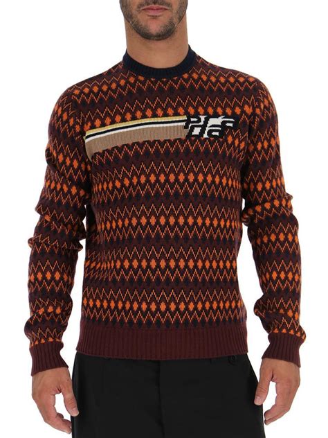 prada merino sweater mens|Prada Sweaters for Men .